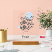 Fleur de naissance Zodiac Cadeau Aquarius personna (Mariage)