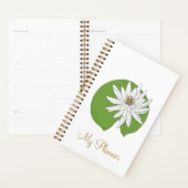 FLEUR DE NÉNUPHAR MON PLANNER (Devant avec enveloppe)