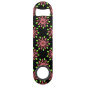 Fleur de néon rouge et vert (Dos)