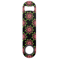 Fleur de néon rouge et vert