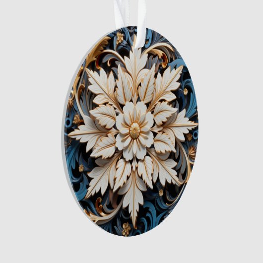 Fleur de Noël 3d (devant)