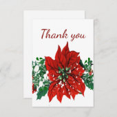 Fleur de Noël Merci (Devant / Derrière)