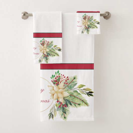 Fleur de Noël vintage  (En situation)