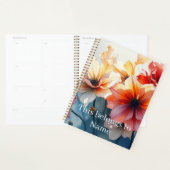 Fleur de nom personnalisé (Devant avec enveloppe)