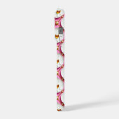 Fleur de Orchidée Rose Luxe ✨ Fleurs Blanches Or (Côté gauche)