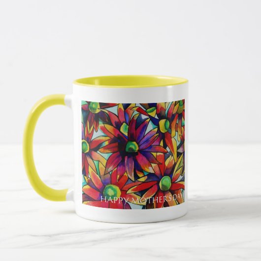 Fleur de paille de marguerite Joyeuse tasse de la  (Gauche)