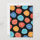 Fleur de papier Can Fiesta Baby shower Invitation (Dos)