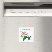 Fleur de papillon à queue jaune Magnets personnali (In Situ (Lave-vaisselle))