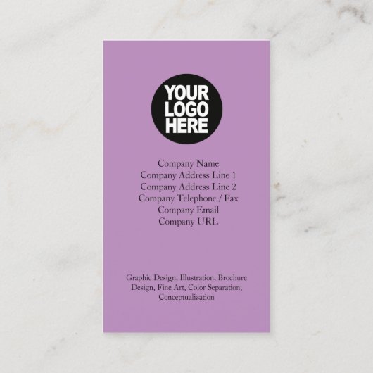 Fleur de papillon Carte de visite floral (Dos)