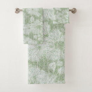 Fleur de Pâquerette Veloutée Vert Citron