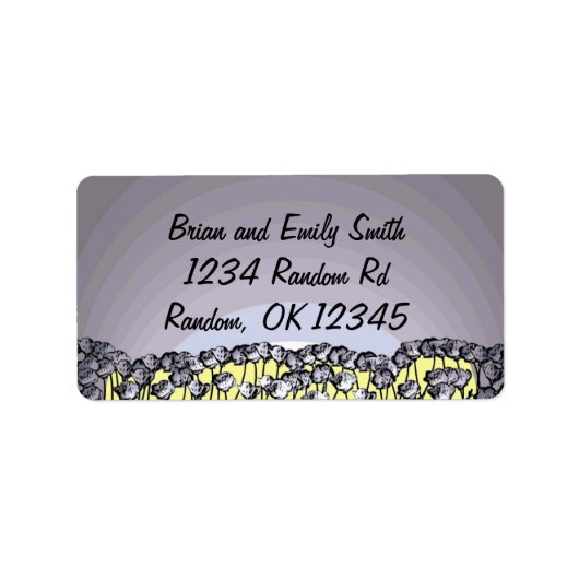 Fleur de pavot artistique étiquette concepteur per (Devant)