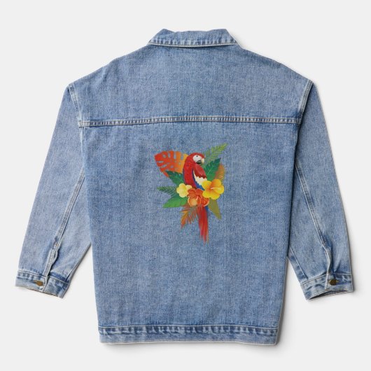 Fleur de perroquet tropical (Verso)