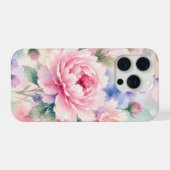 Fleur de pivoine à l'aquarelle (Verso Horizontal)