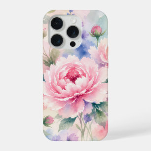 Fleur de pivoine à l'aquarelle