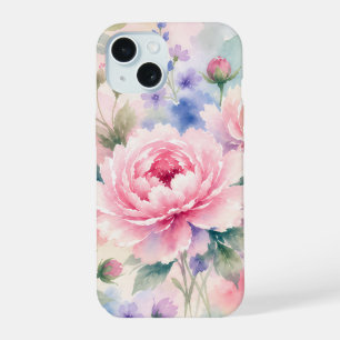 Fleur de pivoine à l'aquarelle