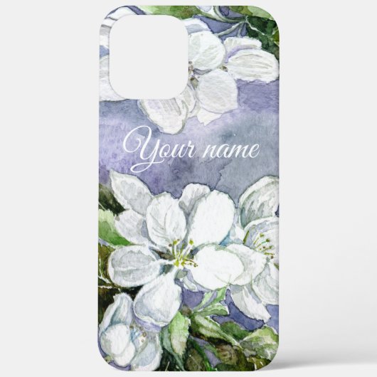 Fleur de pommier Fleur de pommier Coque iPhone Cas (Verso)