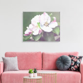 Fleur de pommier sur toile de printemps Art mural (Insitu(Salon))