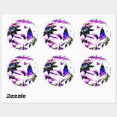 Fleur de porcelaine Passiflora - Stickers (Feuille)
