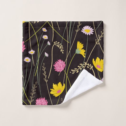 Fleur de prairie (Gant de toilette)