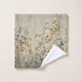 Fleur de prairie ambre (Gant de toilette)