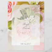 Fleur de printemps frais Bouquet modifiable menu m (Dos)