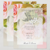 Fleur de printemps frais Bouquet modifiable menu m (Devant / Derrière)