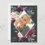 Fleur de prune | Faire-part d'obtention d'une lice (Devant)