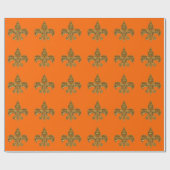 Fleur de Pumpkin Cadeaupapier (Vlak)