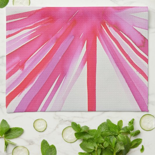 Fleur de rose de serviette de cuisine ! (Plié)