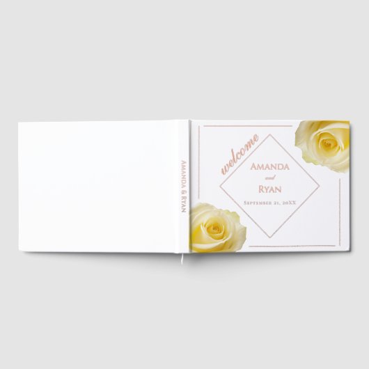 Fleur de rose jaune Mariage (Complet)