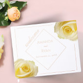 Fleur de rose jaune Mariage