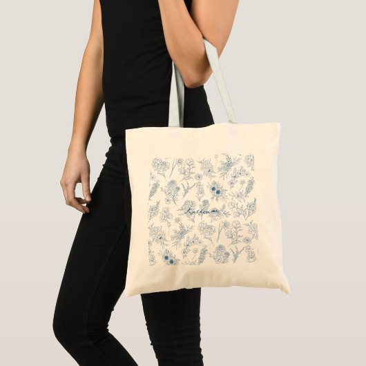 Fleur de Saison tote bag (Devant (produit))