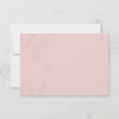 Fleur de Satin  RSVP Kaartje (Achterkant)