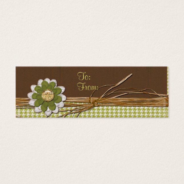 Fleur de scrapbook de pays (Devant)