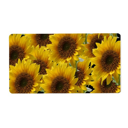 Fleur de soleil Étiquette (Devant)