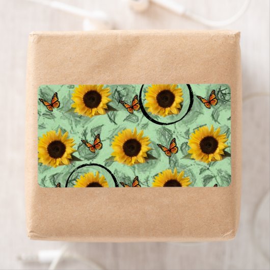 Fleur de soleil Étiquette (En situation)