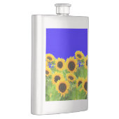 Fleur de soleil Flacon couleurs drapeau ukrainien (Droite)