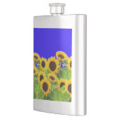 Fleur de soleil Flacon couleurs drapeau ukrainien (Gauche)