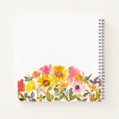 Fleur de soleil florale Nom botanique Journal de r (Dos)