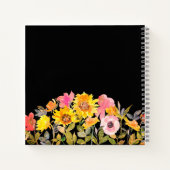 Fleur de soleil florale Nom botanique Journal de r (Dos)