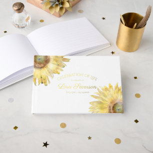 Fleur de soleil jaune Aquarelle Célébration de la