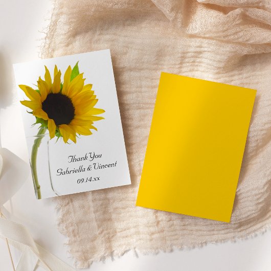 Fleur de soleil jaune sur le mariage blanc Favoris