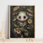 Fleur de soleil Possum | Impression murale Possum