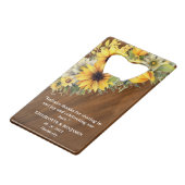 Fleur de soleil rustique mariage en bois Favoriser (Dos Angle)