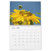 Fleur de Sun de calendrier de tournesols de (Mar 2026)