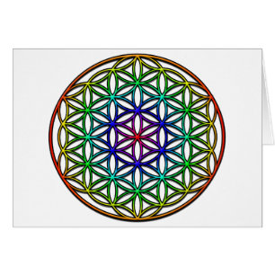 Fleur de symbole sacré de la géométrie de la vie