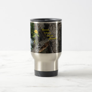 Fleur de tasse de voyage… où vous êtes planté