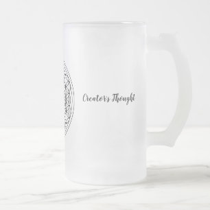 Fleur de tasse givrée par vie 16 onces