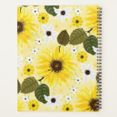 Fleur de tournesol jaune Floral (Dos)