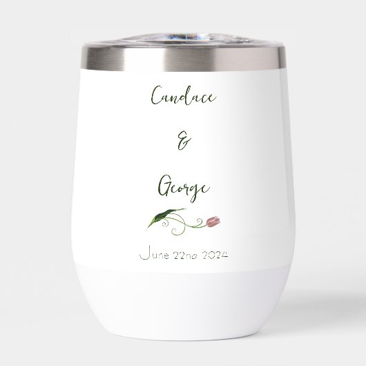 Fleur de tulipe rose (Avant)